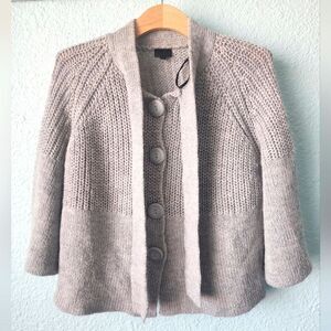 John Lewis Wool Alpaca blend cropped sweater
